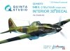 Quinta Studio QD48072 Il-2 Single seat 3D-Printed & coloured Interior on decal paper (for kit) 1/48